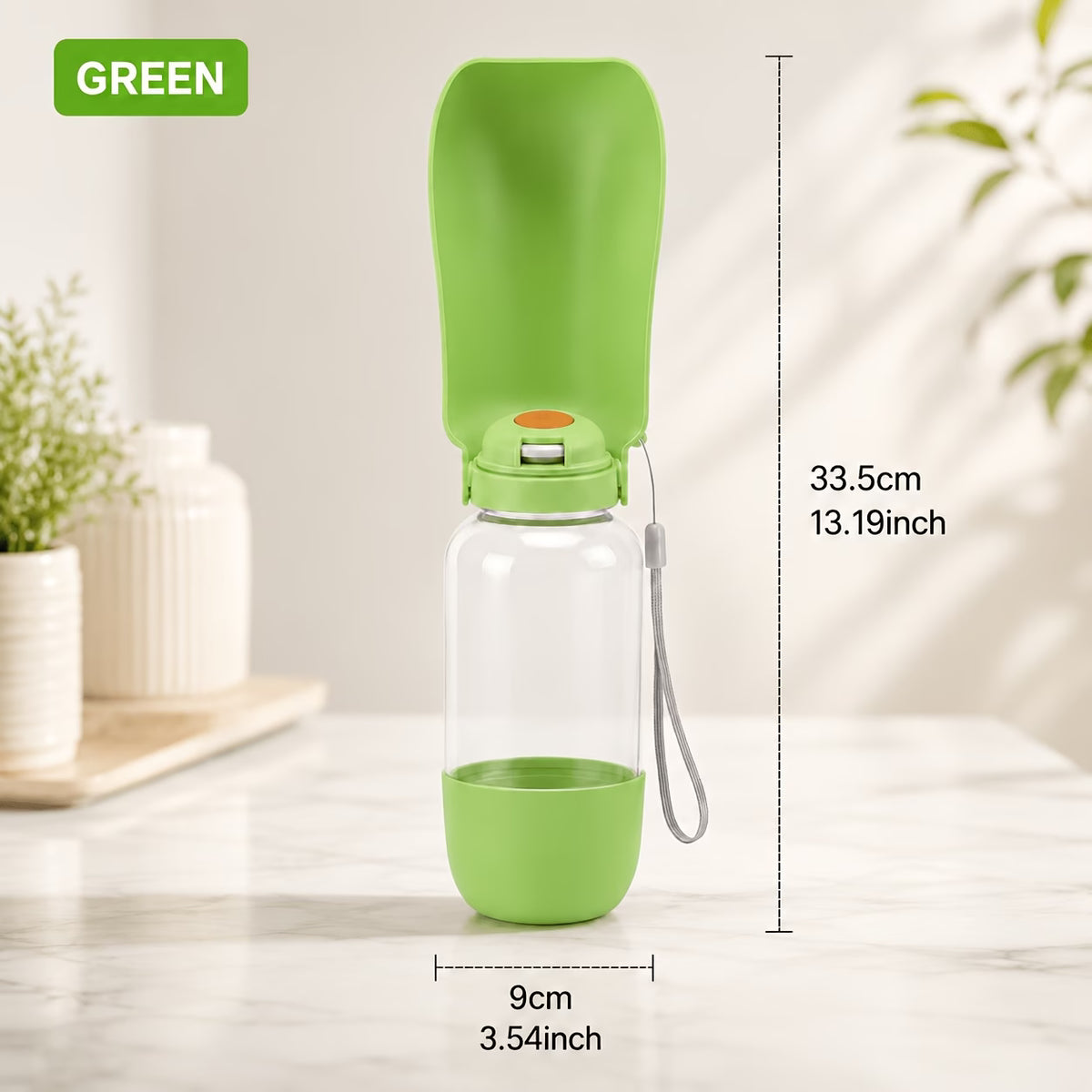 Portable Dog Food and Water Bottle