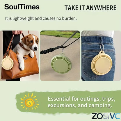 Foldable Pet Water Bowl